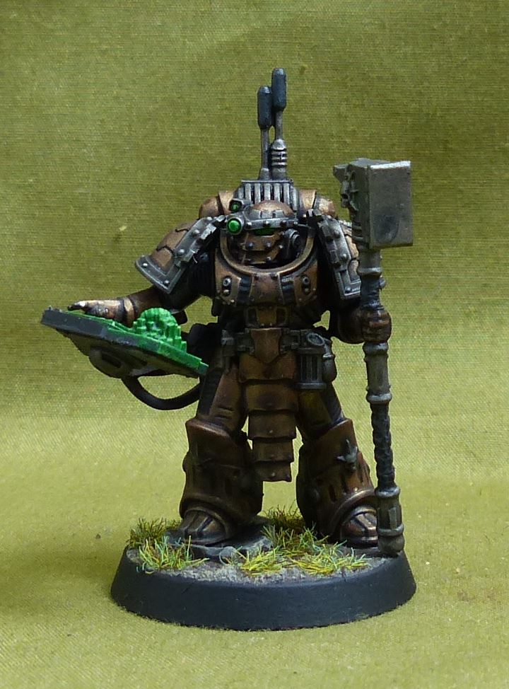 Legion Praetor with upgrades painted - Iron Hands - Warhammer Horus Heresy #2M9