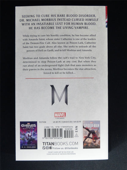 Morbius the Living Vampire: Blood Ties - Titan Novel Softback #NI