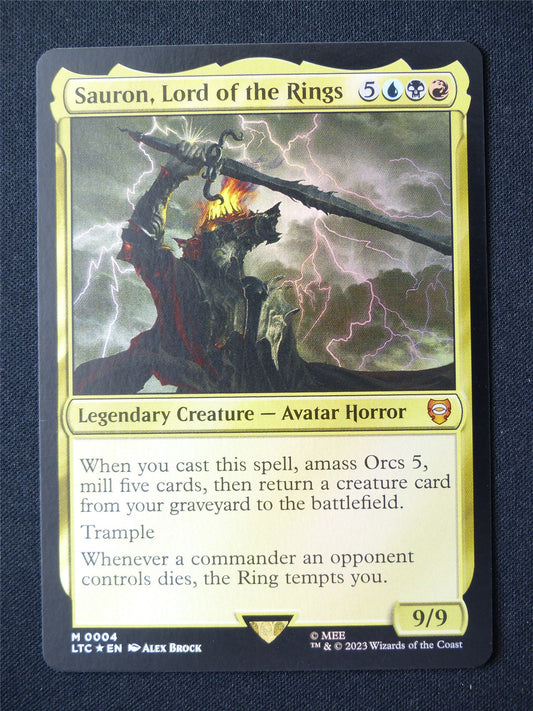 Sauron Lord of the Rings Foil - LTC - Mtg Card #3G1