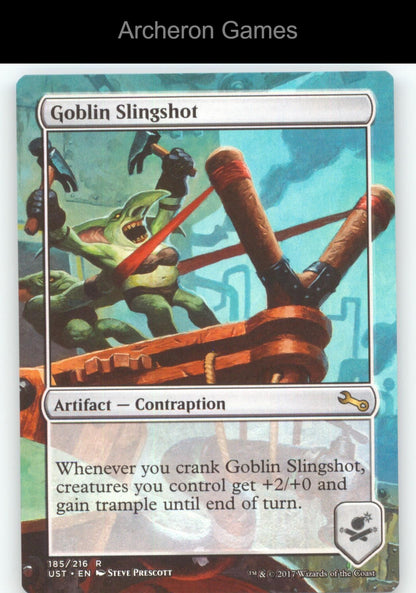 Goblin Slingshot 185 R MTG Card Unstable