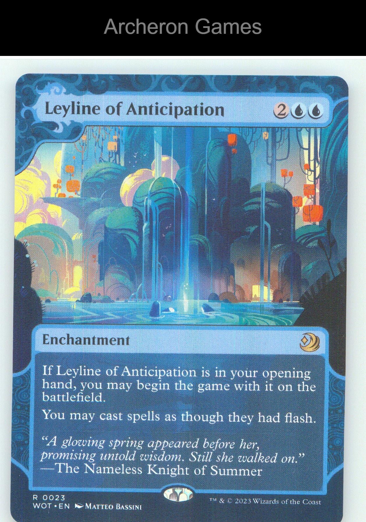 Leyline of Anticipation WOT 23 R MTG Card NM/EX+