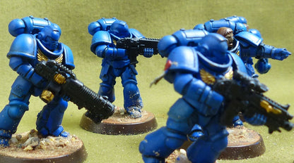 Intercessor Squad set of 7 painted - Space Marines - Warhammer 40K #6UP