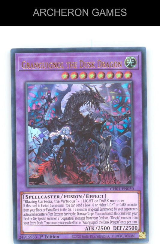 Granguignol the Dusk Dragon Ultra Rare YUGIOH Card 1st Edition