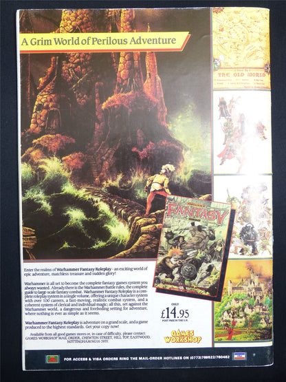 Vintage White Dwarf #86 OOP - Warhammer Magazine #LB