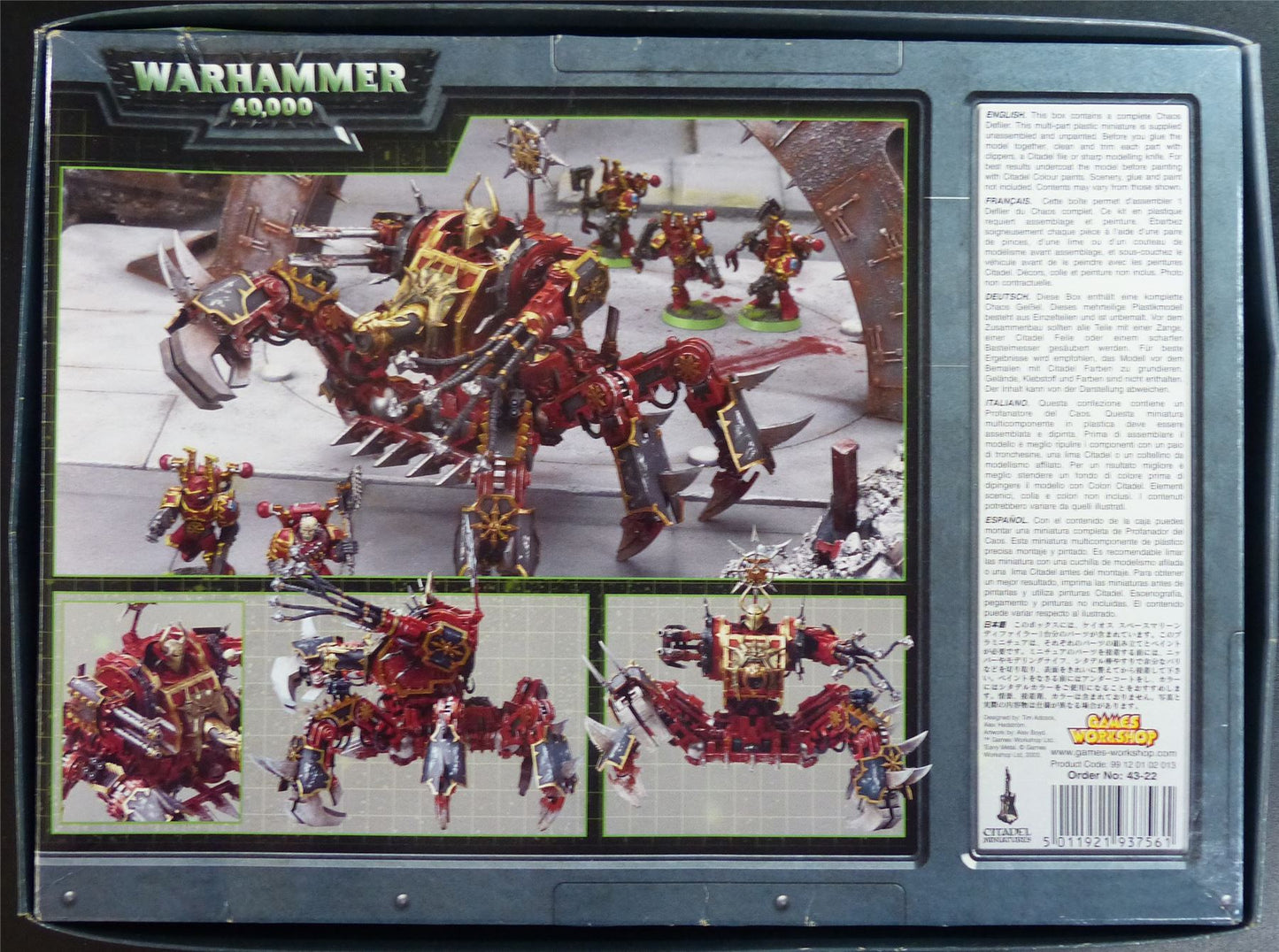 Chaos Defiler Part Built Classic OOP - Chaos Space Marines - Warhammer 40K #26Y