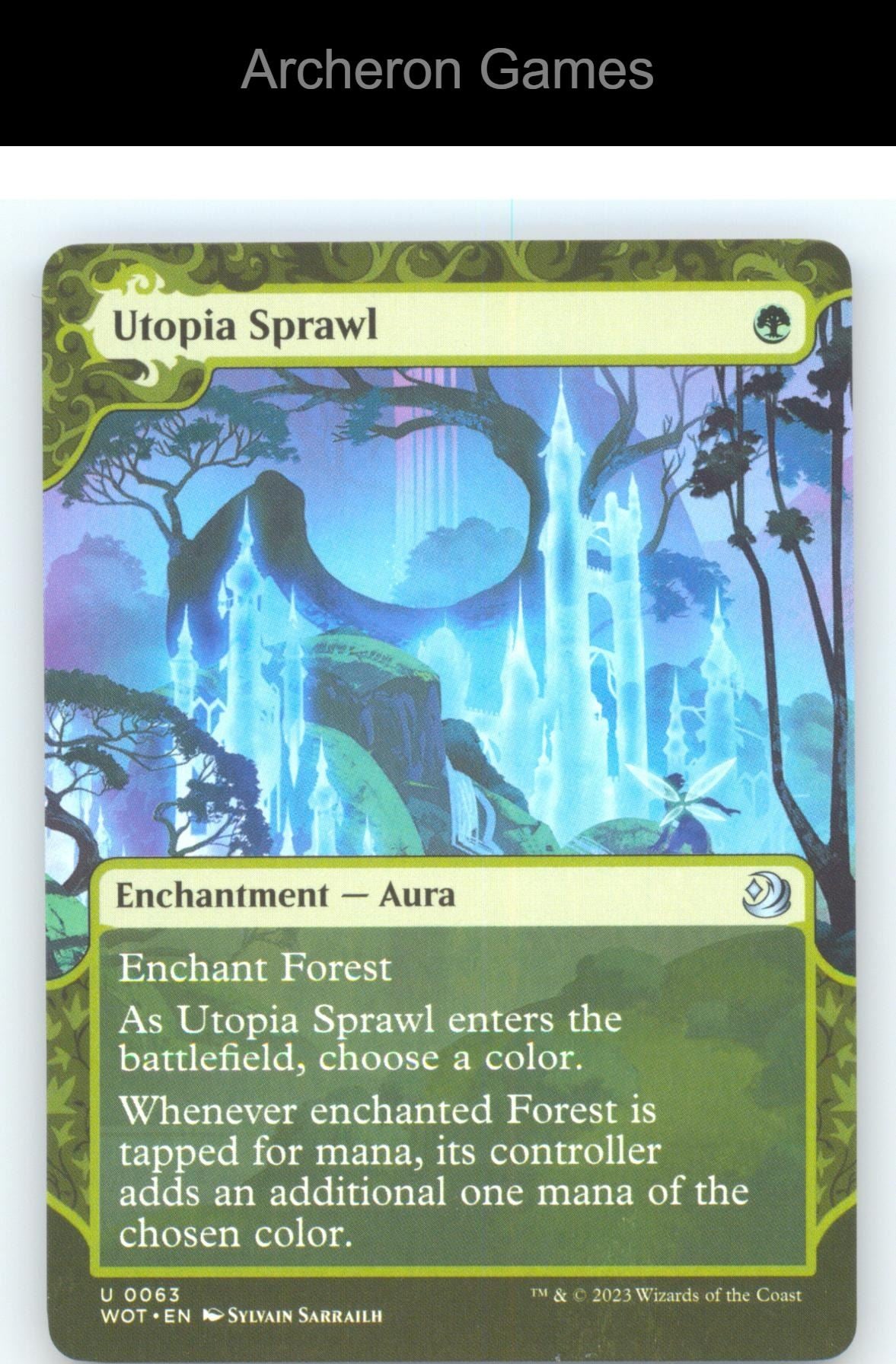 Utopia Sprawl WOT 63 UC MTG Card Wilds of Eldraine: Enchanting Tales