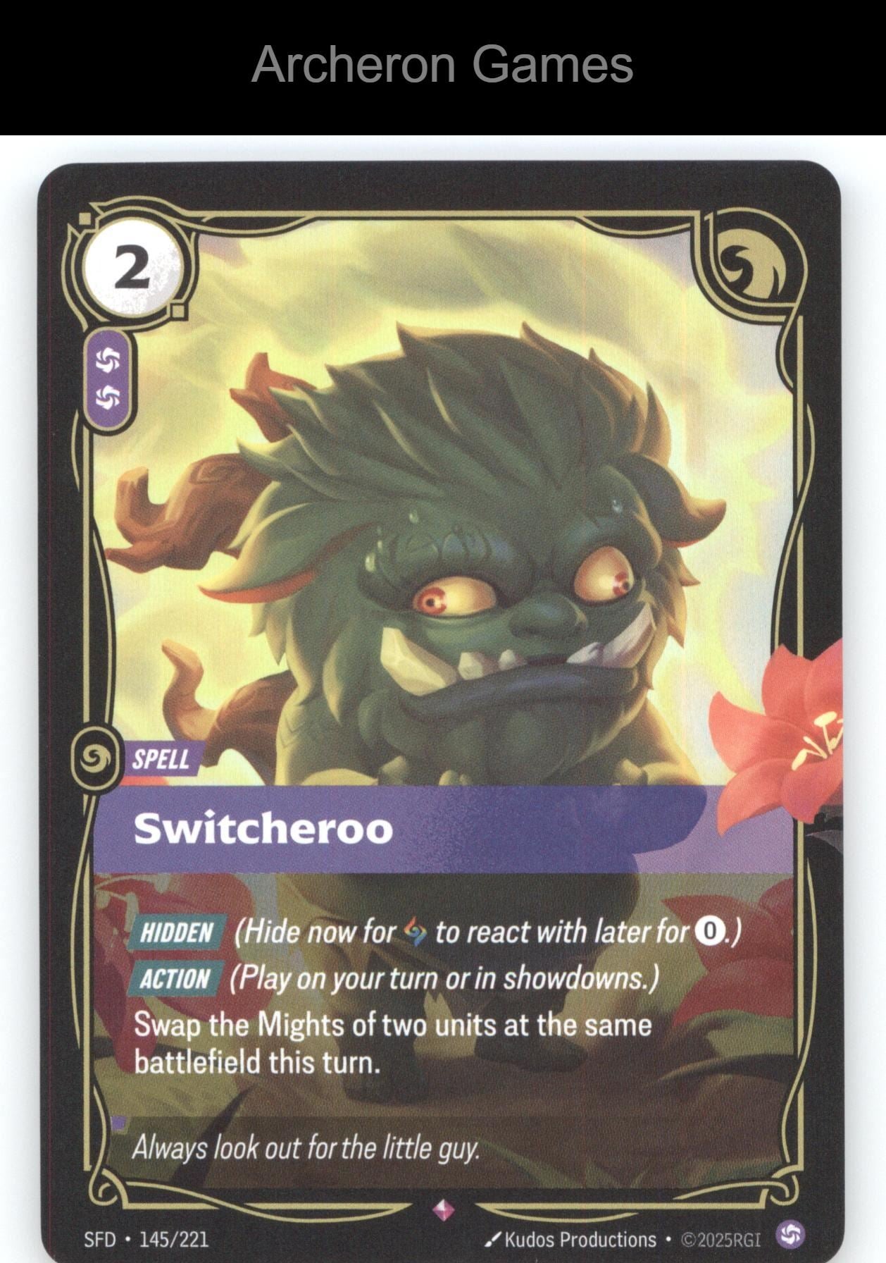 Switcheroo SFD 145/221 R  Card Spiritforged
