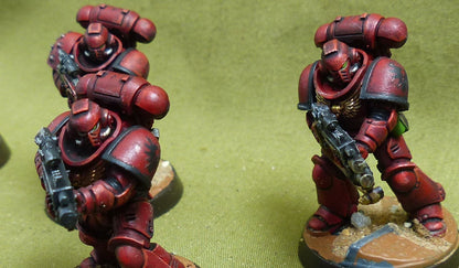 Intercessor Squad set of 5 painted - Blood Angels - Warhammer 40K #5BZ