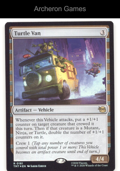 Turtle Van TMT 0181 R MTG Card Teenage Mutant Ninja Turtles