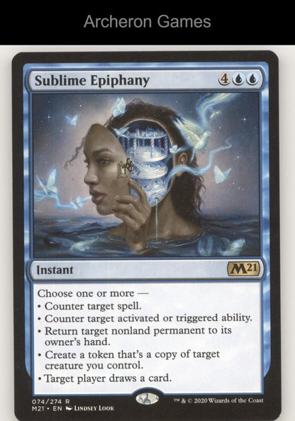 Sublime Epiphany 74 R MTG Card Core Set 2021