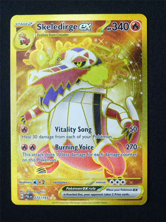 Skeledirge EX 272/193 Textured Holo - Pokemon Card #5Y5