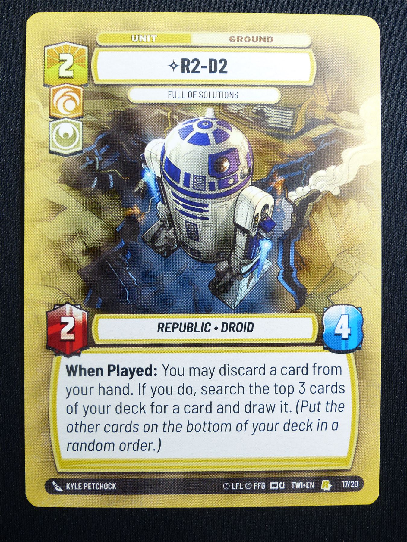 R2-D2 17/20 Promo - Star Wars Unlimited Card #4IY