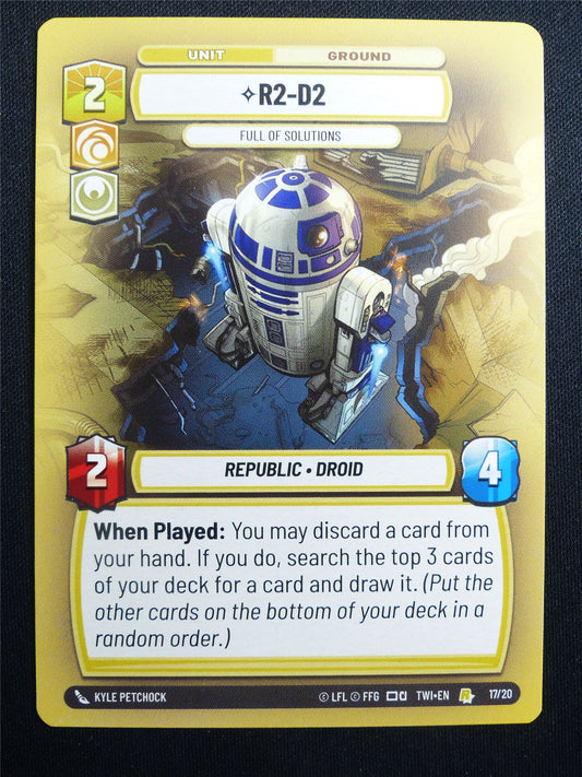 R2-D2 17/20 Promo - Star Wars Unlimited Card #4IY