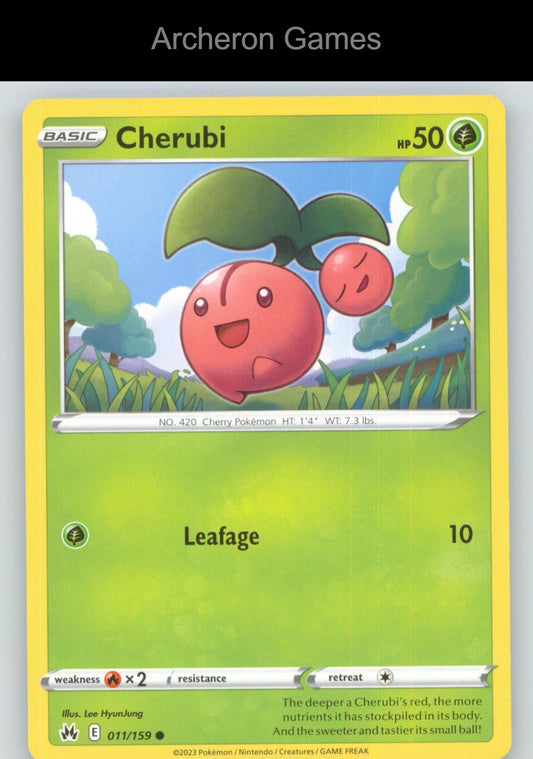 Pokemon Card Cherubi CRZ 011/159 C Crown Zenith