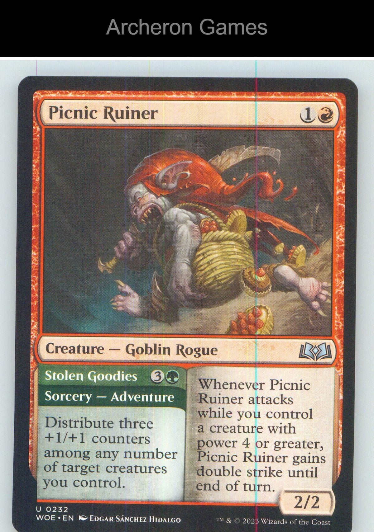 Picnic Ruiner WOE 232 UC MTG Card NM/EX+