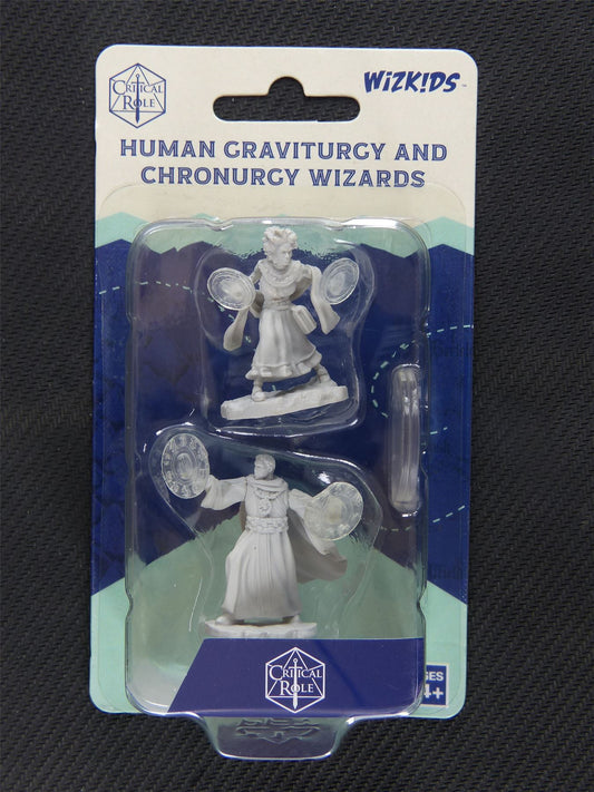 Human Graviturgy And Chronurgy Wizards - Critical Role - Wikids Miniature #JN