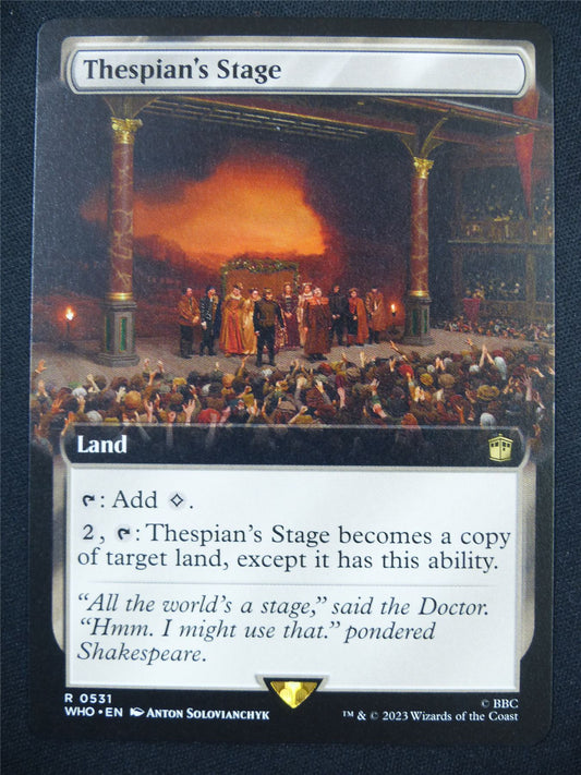 Thespian's Stage Extended Art - WHO - Mtg Card #5RZ