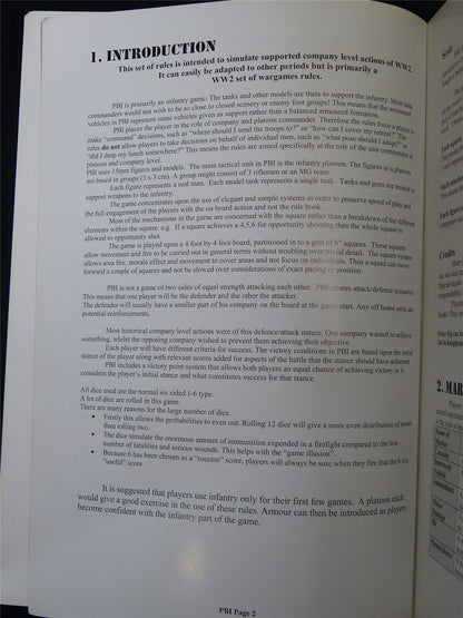 Poor Bloody Infantry: Company Level Combat in WW2 Miniatures Rulebook #2RZ