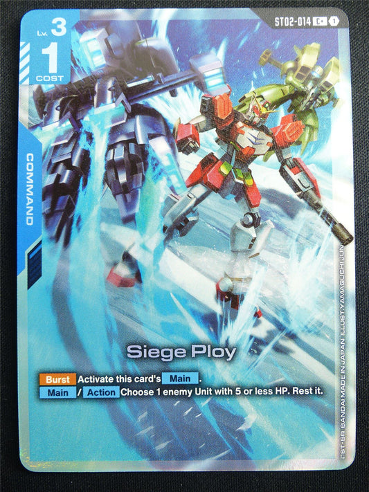 Siege Ploy ST02-014 C+ Foil - Gundam Card #4EV