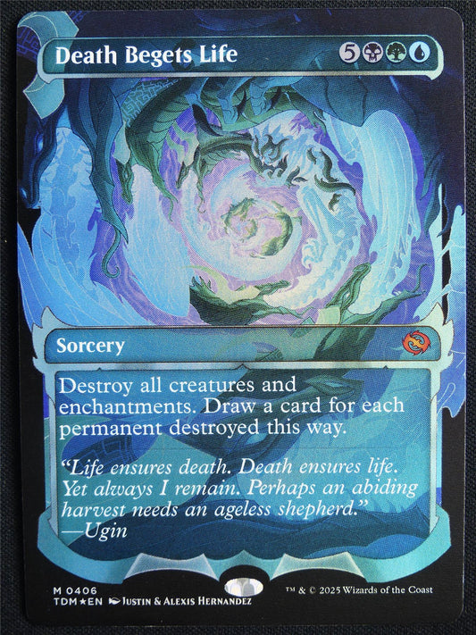 Death Begets Life Borderless Foil - TDM - Mtg Card #5MZ