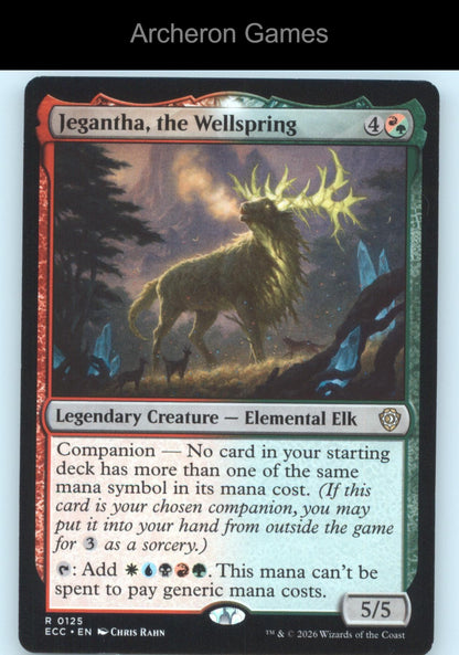 Jegantha, the Wellspring ECC 125 R MTG Card Commander: Lorwyn Eclipsed