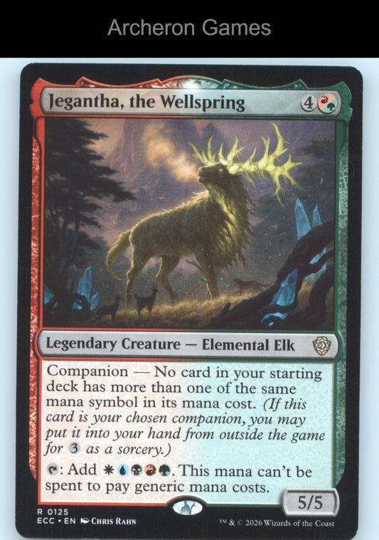 Jegantha, the Wellspring ECC 125 R MTG Card Commander: Lorwyn Eclipsed
