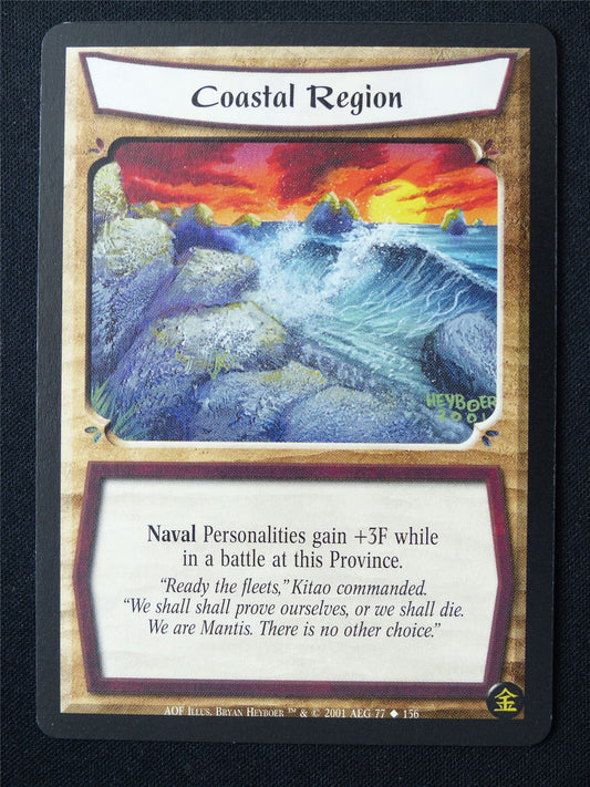 Coastal Region - AOF - Legend of the Five Rings L5R Card #11S