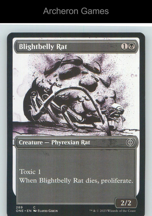Blightbelly Rat (Showcase) ONE 289 C MTG Card NM/EX+