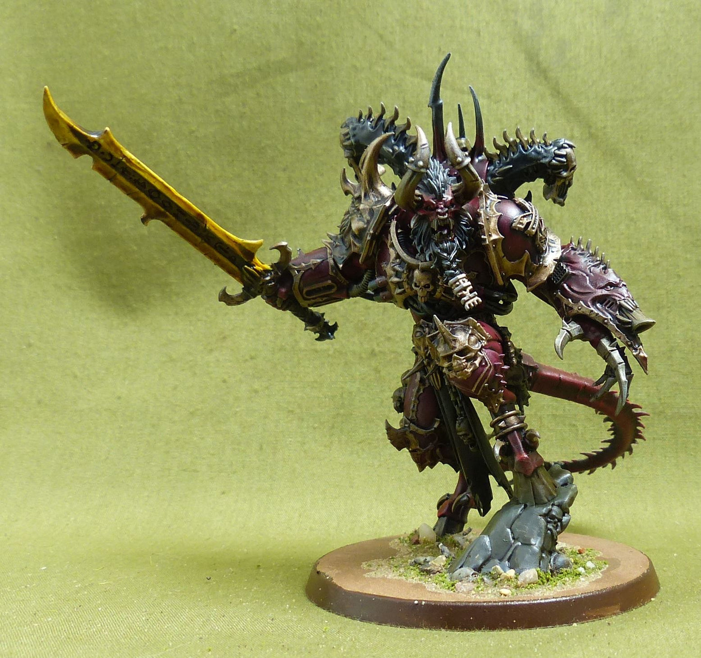 Khorne Daemon Prince painted - World Eaters - Warhammer 40K #1QF
