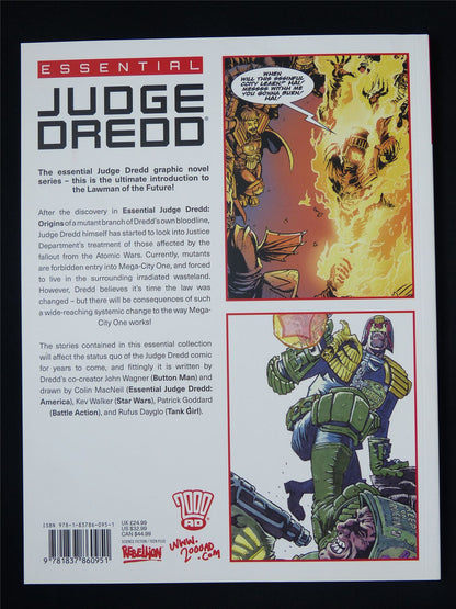 Essential Judge Dredd: Tour of Duty book one - 2000AD Graphic Softback #2OC