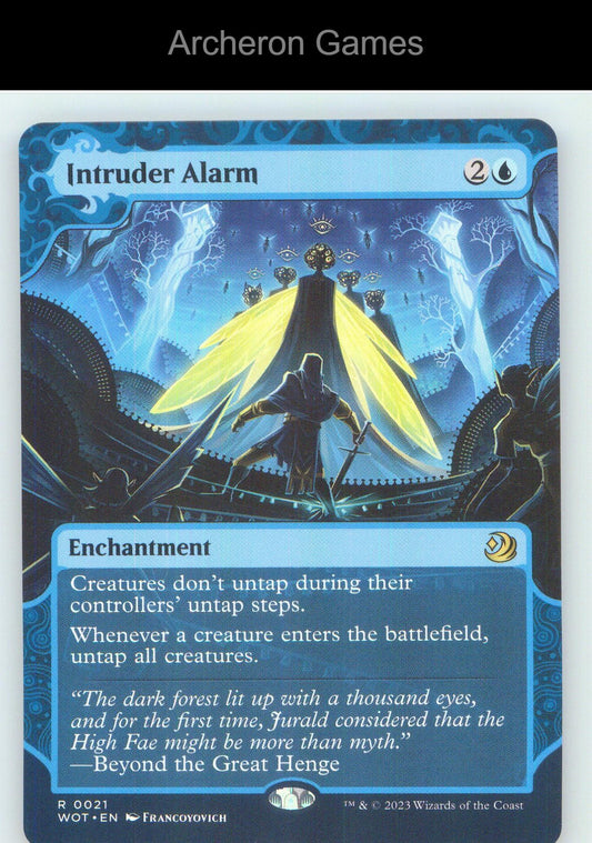 Intruder Alarm WOT 21 R MTG Card NM/EX+