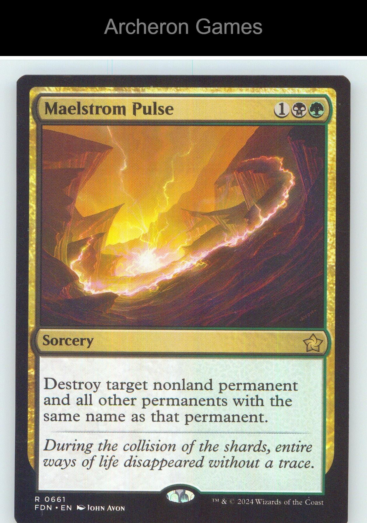 Maelstrom Pulse FDN 661 R MTG Card NM/EX+