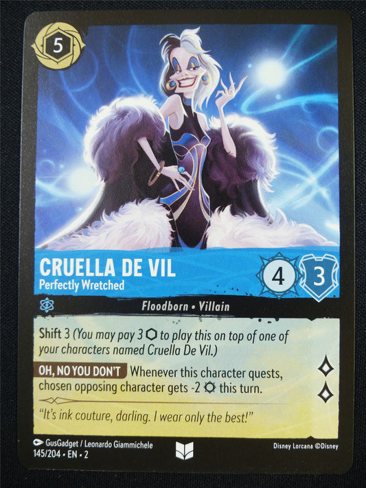 Cruella De Vil 145/204 - Lorcana Card #4PB