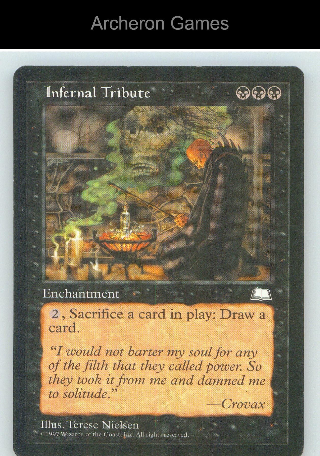 Infernal Tribute WTH R MTG Card NM/EX+