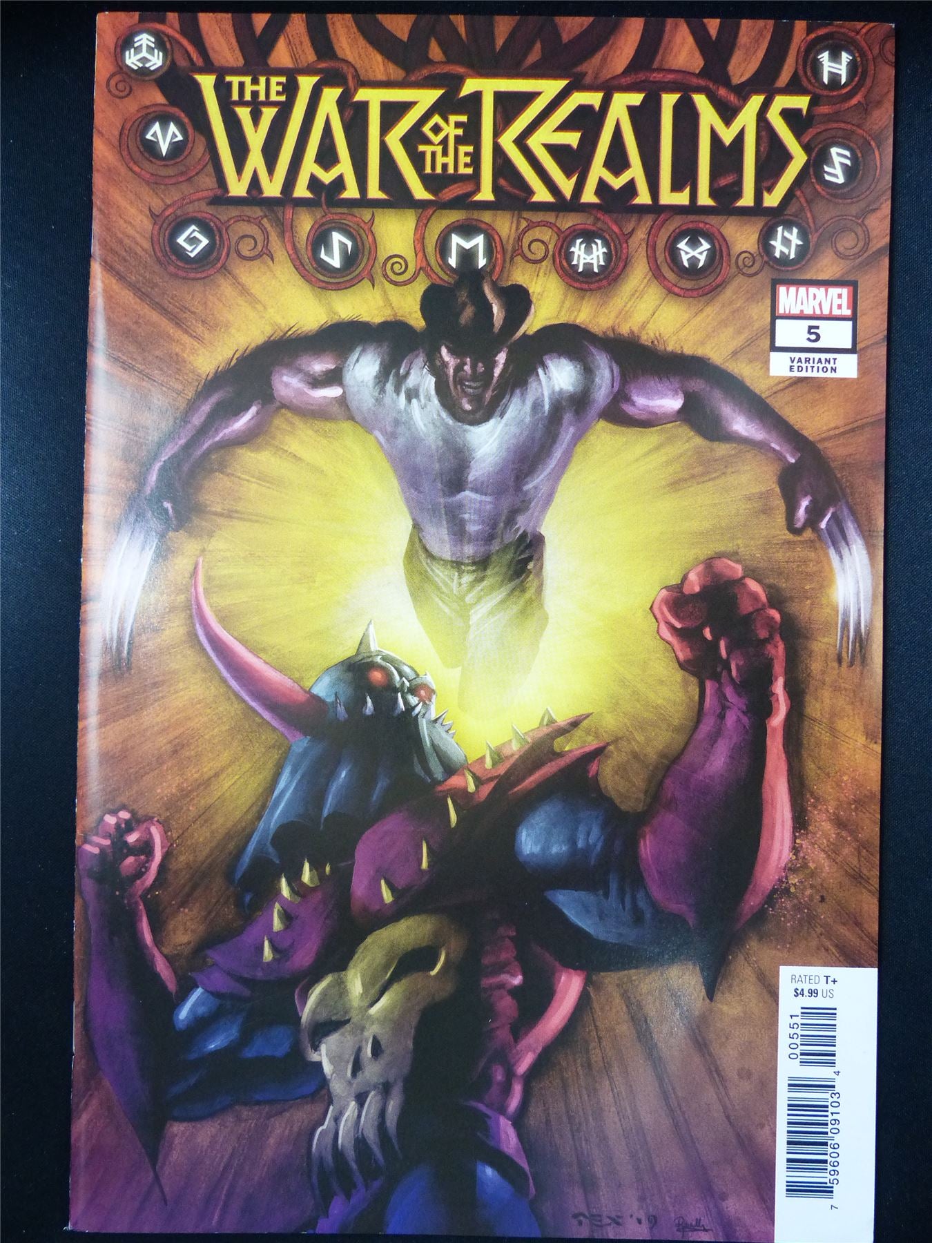 The WAR of the Realms #5 Texeira Variant 1:50 - Marvel Comic #RJ