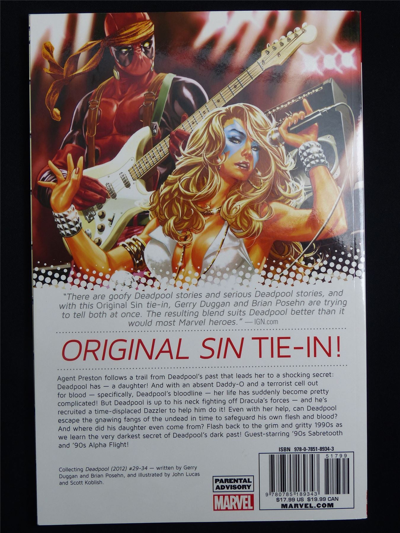 Deadpool: Original Sin - Marvel Graphic Softback #4RJ