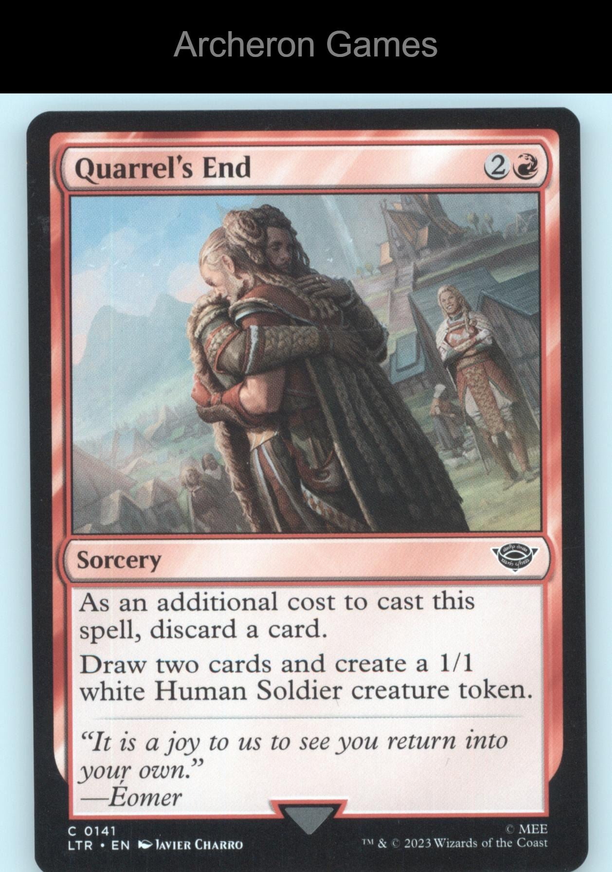 Quarrel's End 141 MTG Card : The Lord of the Rings: Tales of Middle-earth