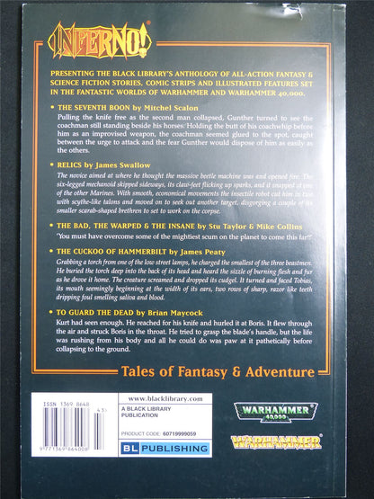 Inferno! Tales of Fantasy and Adventure #43 - Workshop Black Library Publication #1NY