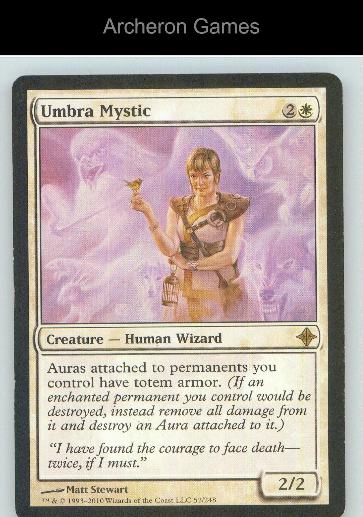 Umbra Mystic ROE 52 R MTG Card NM/EX+