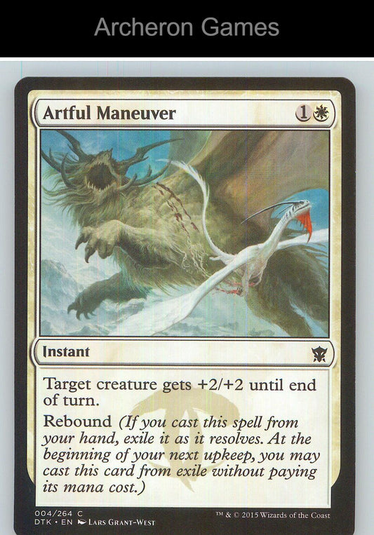 Artful Maneuver DTK 4 C MTG Card NM/EX+