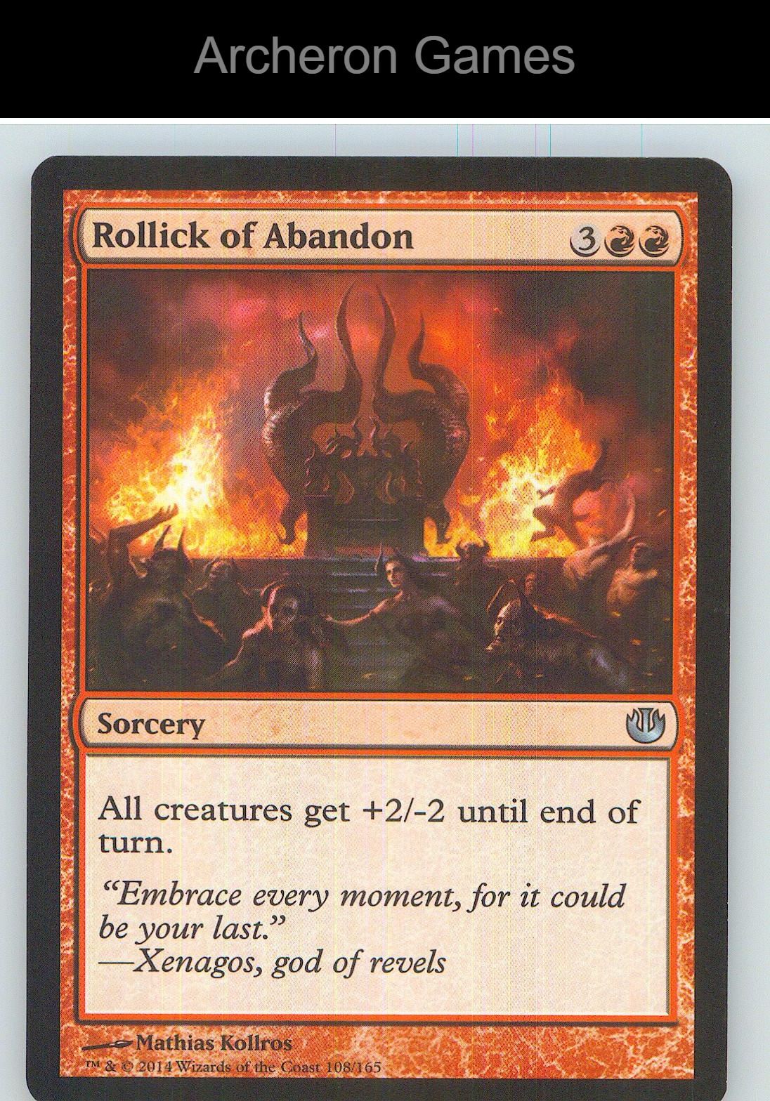 Rollick of Abandon JOU 108 UC MTG Card NM/EX+