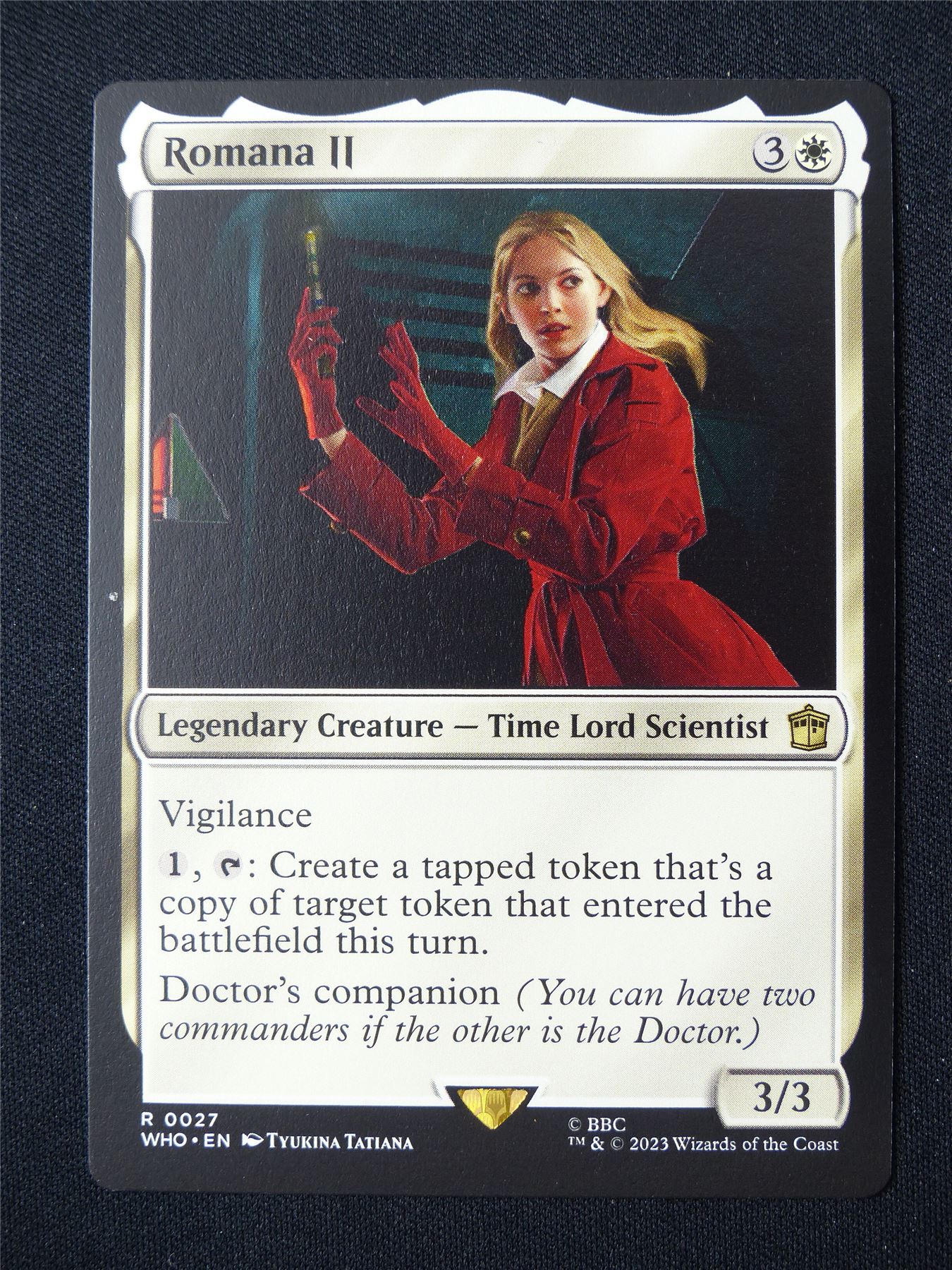 Romana II - WHO - Mtg Card #4P7