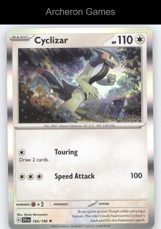 Pokemon Card Cyclizar SVI 164/198 R Scarlet & Violet Holo