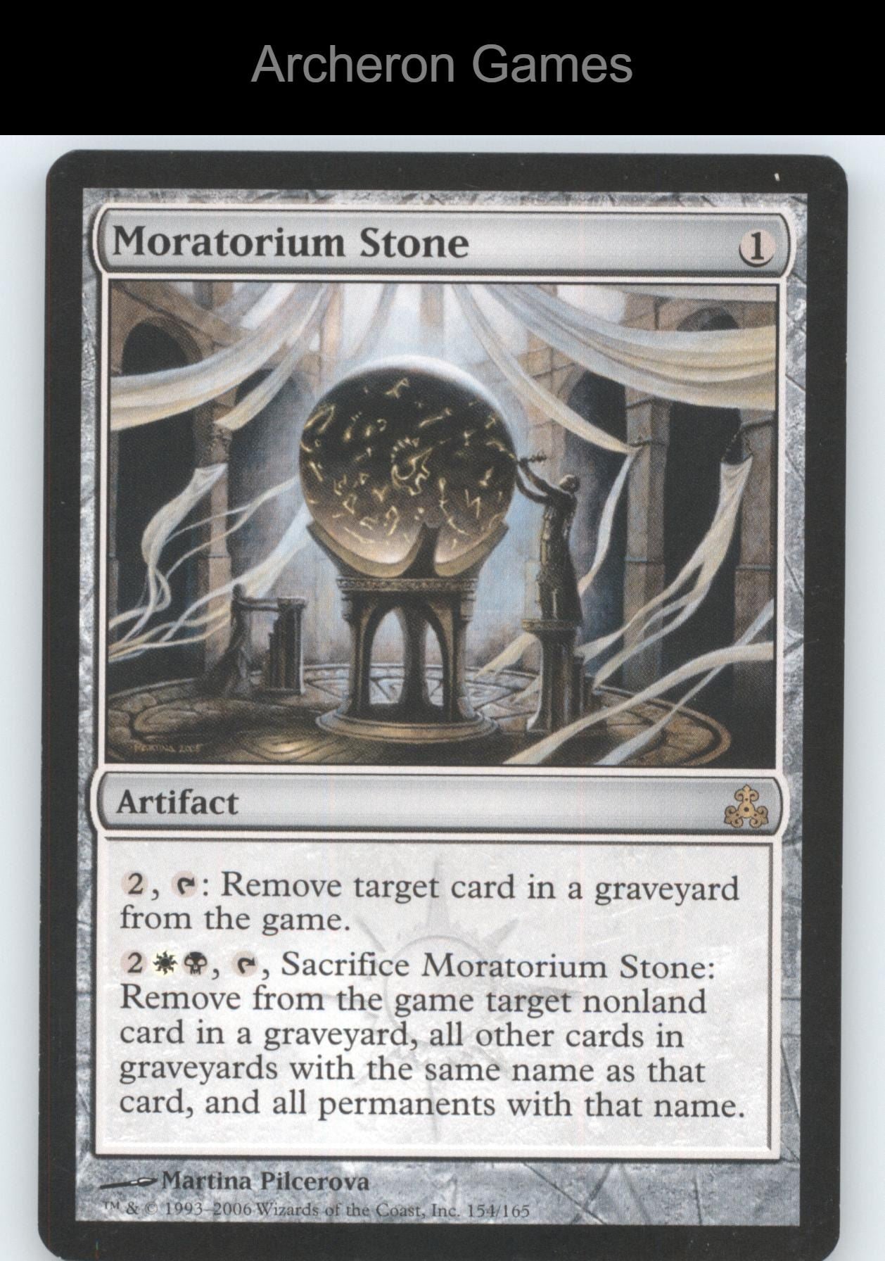 Moratorium Stone 154 R MTG Card Guildpact