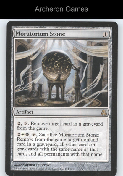 Moratorium Stone 154 R MTG Card Guildpact