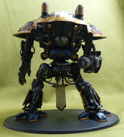 Imperial Knight with Forgeworld Shoulder Pads painted - Warhammer 40K #Z7