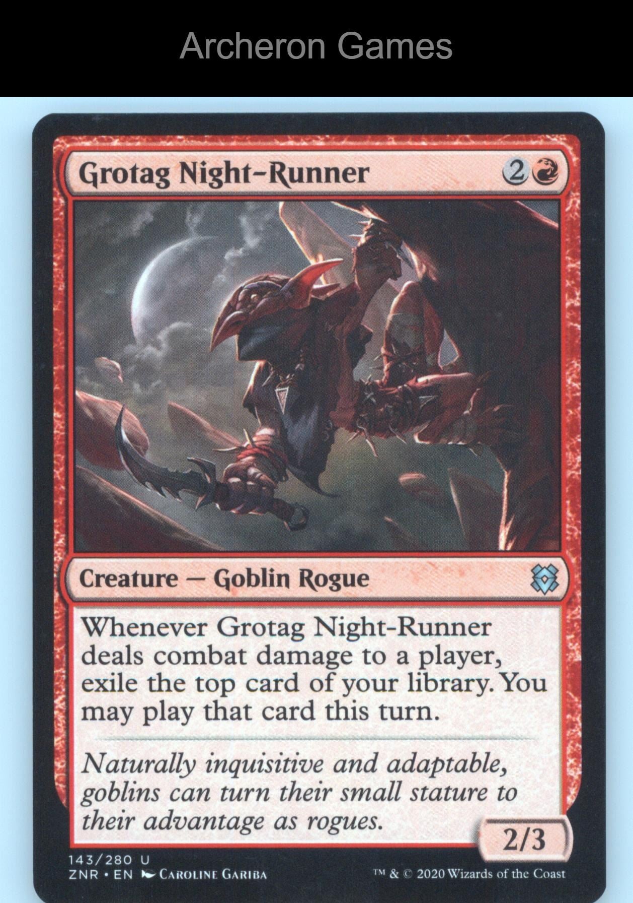 Grotag Night-Runner 143 UC MTG Card Zendikar Rising
