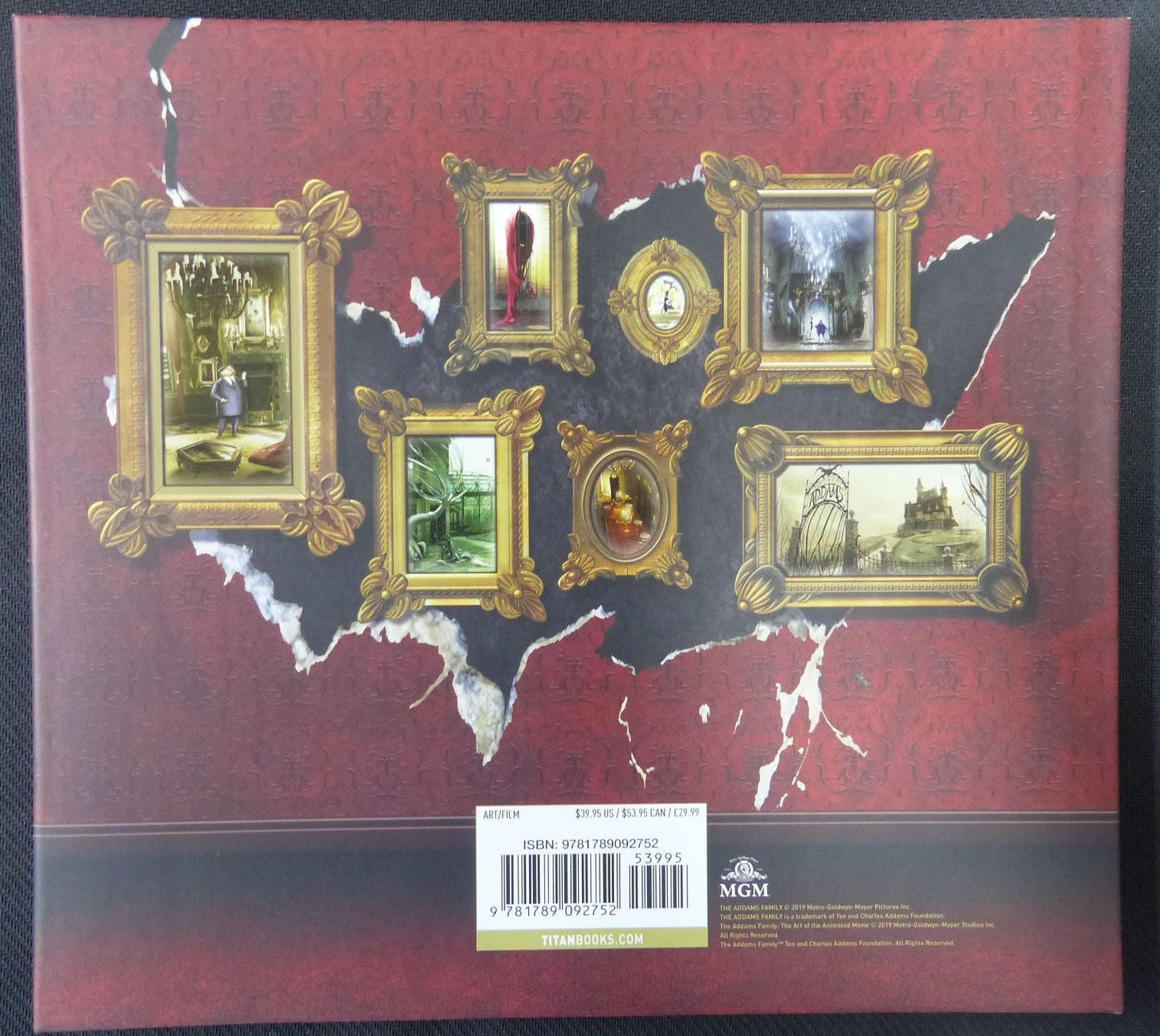 The Adams Family: Art of the Animated Movie - Hardback - Titan Books #29Z