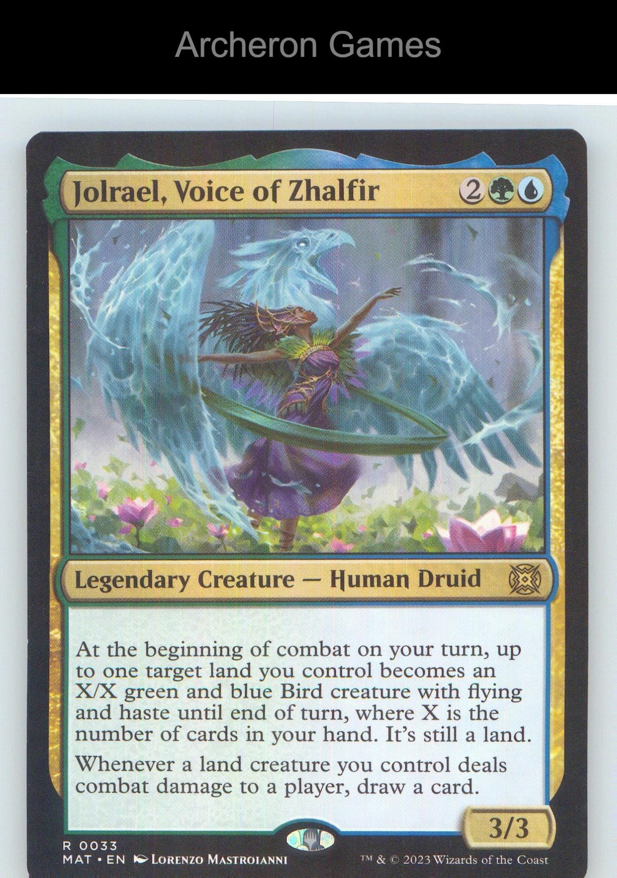 Jolrael, Voice of Zhalfir MAT 33 R MTG Card NM/EX+