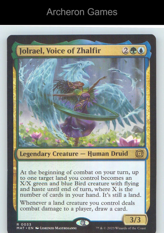 Jolrael, Voice of Zhalfir MAT 33 R MTG Card NM/EX+